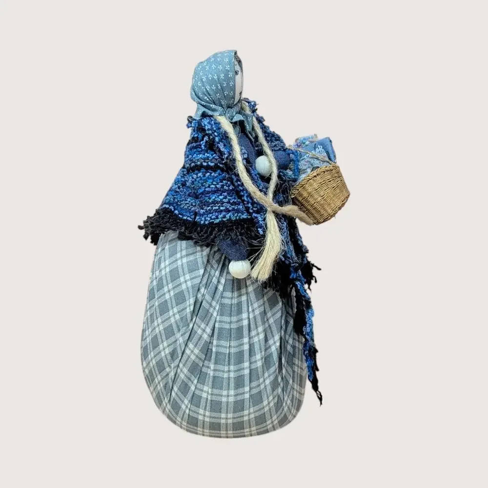 Vintage Gretchen Lima Signed Folk Art Primitive Style Doll